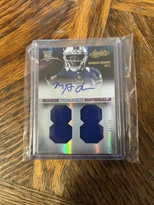 Marquise Goodwin 2013 Panini Rookie Card Signed, Patch and Numbered Card 6/99 - Picture 1 of 2