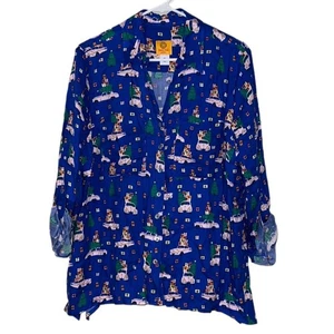 Ruby Rd Mujer PL Vacaciones Casual Botón Manga Larga Navidad Vacaciones Regalos - Imagen 1 de 12