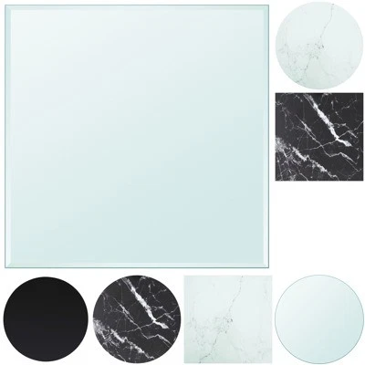 Table Top Replacement Coffee Table Top Surface Protector Tempered Glass vidaXL - image 1 of 3