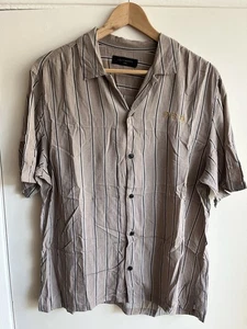 All Saints Beige Stripe NRH Shirt / Large - Picture 1 of 4