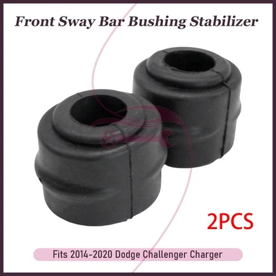 Buje izquierdo barra estabilizadora delantera 2 piezas 68219853AA para Dodge Challenger 2014-2020 EE. UU. Foto 1 de 4