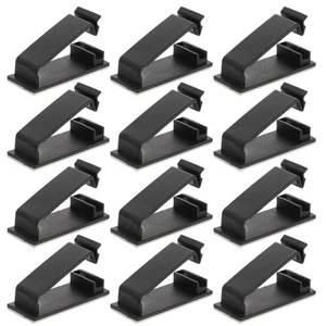50 Pcs Kabelfixierclip Büro Kabelorganisationsclip Drahtklammern - Photo 1/12