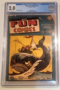 MORE FUN COMICS 127 CGC 2.0 C/OWHITE Scarce Last Issue Golden Age DC Comic 1947 - Picture 1 of 2