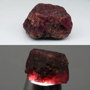 💎 Jumbo! 113.61ct Rough Purplish Red Ruby - Unheated, Tanzania Gemstone - Bild 1 von 6