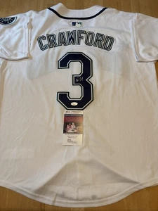 JP Crawford Seattle Mariners Autographed Signed Jersey. JSA Coa - Picture 1 of 3