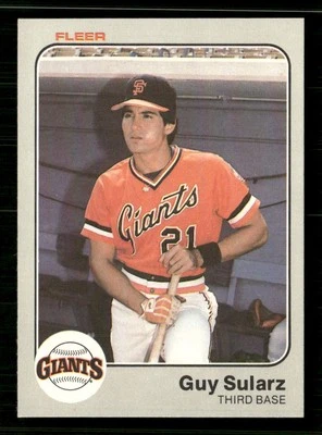 1983 Fleer #273 Guy Sularz - Image 1 of 2