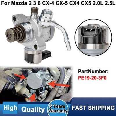For Mazda CX-5 2014 2015 2016 2.0L 2.5L High Pressure Fuel Pump PE19-20-3F0 US - Image 1 of 4