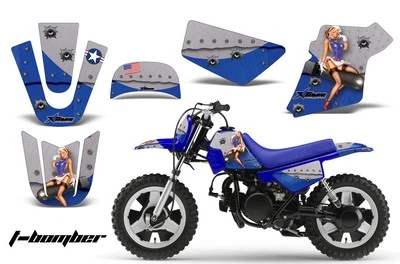 Pegatinas gráficas + #calcomanías PLT para Yamaha PW50 1990-2022 TBOMBER U Foto 1 de 3