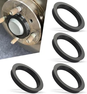 Anillos centrados en el cubo de 4 piezas, espaciadores de rueda de vehículo que reducen la vibración, 73,1 mm a - Imagen 1 de 6
