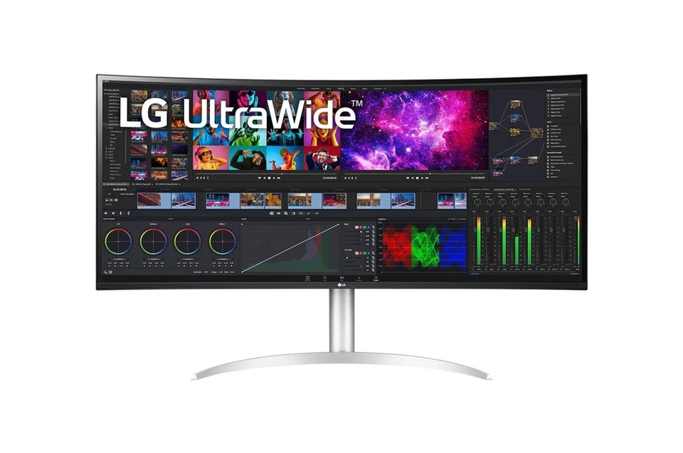 LG UltraWide 40WP95XP-W 39,7 Zoll IPS LED Curvet Monitor - Schwarz