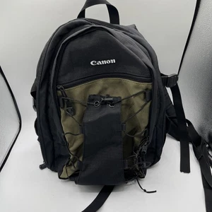 Canon Deluxe Backpack 200eg Lens Divider Black Olive Green READ - Picture 1 of 17