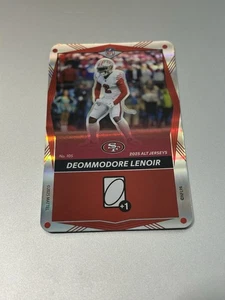 2025 Uno Elite Alt Jersey Red Foil - DEOMMODORE LENOIR #105 San Francisco 49ers - Bild 1 von 2
