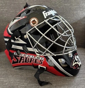 Máscara de portero de hockey ajustable Franklin GFM 1000 Street Extreme Pro Buffalo Sabres - Imagen 1 de 23
