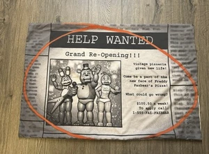 Five Nights at Freddy's 2017 Singular Double-Sided Graphic Standard Pillowcase - Picture 1 of 8