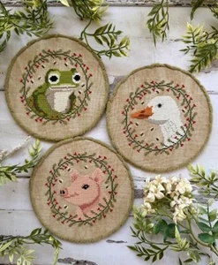 Countryside Animal Trio~Puntini Puntini - Picture 1 of 1
