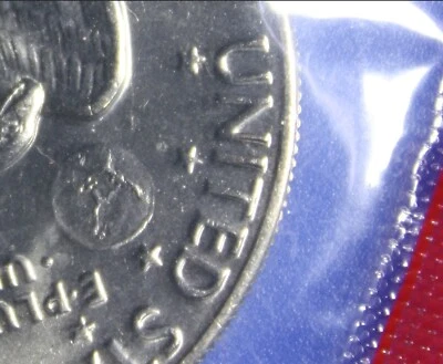 REVERSE DOUBLING Gem BU  1973-D Eisenhower dollar Mint Cello IKE $1 (U1) - Image 1 of 4