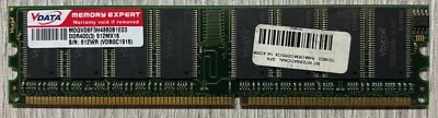 RAM DIMM DDR VData 512MB 400Mhz PC3200 - Immagine 1 di 2