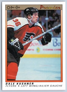DALE KUSHNER RC 1990-91 O-PEE-CHEE PREMIER 90-91 NO 54 NRMINT+         48668