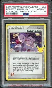 Pokemon Celebrations Rocket's Admin 86 PSA 10 - Bild 1 von 1
