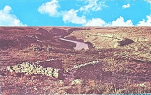 Postcard Ghost Town & Rio Grande River Vinegarroon ( Vinegroon ) Texas Aerial - Picture 1 of 2