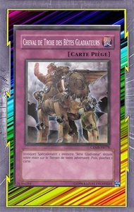 Cheval de Troie des Bêtes Gladiateurs CRMS-FR078 Piège => Bêtes Gladiateurs YGO - Foto 1 di 1