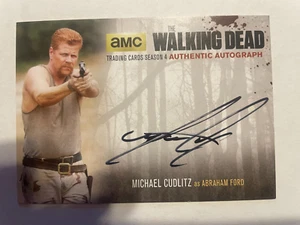 2016 Cryptozoic Walking Dead stagione 4 Michael Cudlitz come Abraham Autographs SP - Foto 1 di 2