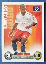 TOPPS Dennis Aogo Hamburger SV Bundesliga 2008/09 Match Attax Trading Card