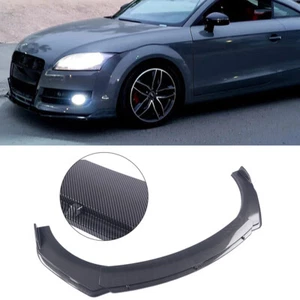 Carbon Fiber Style Front Bumper Lip Splitter Spoiler for Audi A6 A7 S7 2013-2020 - Picture 1 of 9