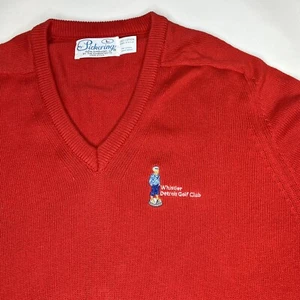 Maglione Whistler Detroit Golf Club taglia L Pickering abbigliamento sportivo attivo vintage USA - Foto 1 di 16