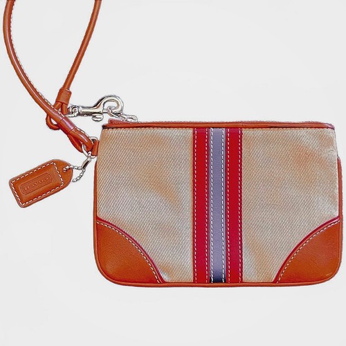 Braccialetto estivo nautico a righe Coach vintage Y2K retrò