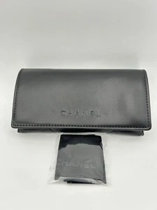 Chanel Brille Sonnenbrille Lederetui schwarz Sonnenbrille Brille Reinigungstuch - Bild 1 von 3