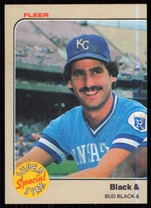 1983 Fleer Bud Black Kansas City Royals #644 - Picture 1 of 2