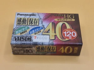 Cinta de casete de video en blanco Panasonic Super HG 40 VHSC VHSC (Sellada) ¡Nueva! - Imagen 1 de 4