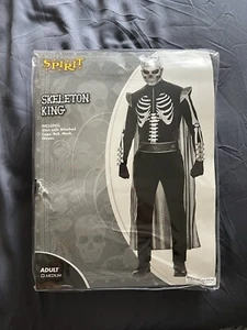 Spirit Halloween Skeleton King Costume Skull Size Medium Free shipping - Picture 1 of 6