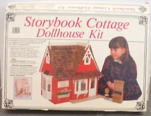 Vintage Storybook Dollhouse Kit Greenleaf #8021 1985 Open Box 1" Scale P6895 - Picture 1 of 3