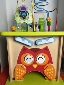 Hape Wild Safari Wooden Cube Adventure Activity Center - Picture 1 of 9