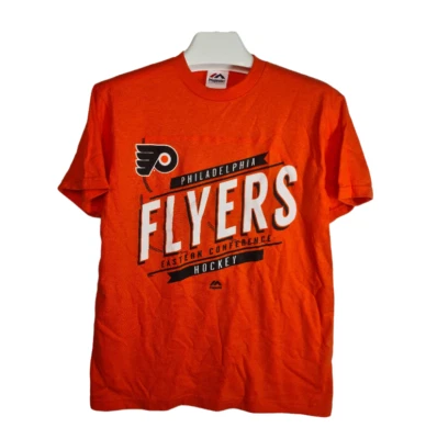 Camiseta Majestic Youth Philadelphia Flyers Manga Corta NARANJA - MEDIANA Foto 1 de 4