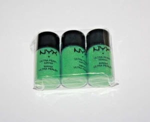 NYX Ultra Pearl Mania Loose Eye Shadow LP30 Jade Pearl Lot Of 3 Sealed  - Picture 1 of 2