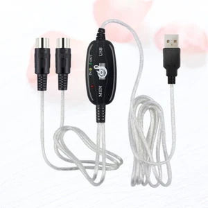 USB Midi Midi Kabel Midi Kabel USB MIDI USB In-Out Kabel Midi Interface - Bild 1 von 11