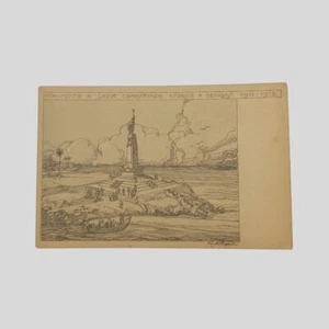 cartolina d'epoca Monumento Caduti Bengasi Marcello Piacentini colonie 1912 NV - Picture 1 of 2