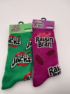 Calze Apple Jacks e Raisin Bran Crew adatte per scarpe da uomo taglie dalla 6 alla 12 - Foto 1 di 2