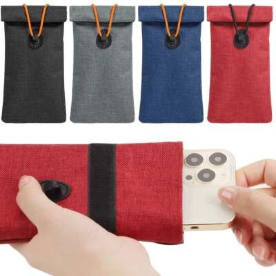 Bolsa Faraday para Celular Chave de Carro RFID Bloqueio de Sinal Capa Protetora Bolsa Bolsa - Imagem 1 de 4