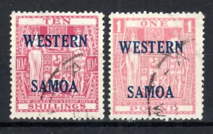 Samoa 1955 Post Steuerwerte NZ opt SG 233-34 FU CDS - Bild 1 von 1
