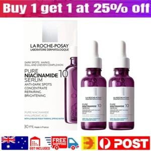2× La Roche Posay Pure Niacinamide 10 Anti-Dark Spots Concentrate Serum 30ml - Picture 1 of 5
