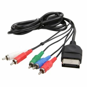 Cables componentes listos para HDTV codificados por colores de 6 pies 5 cables para Xbox original - Imagen 1 de 5