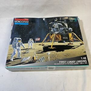 Revell 1:48 First Lunar Landing Model Kit Box Open Parts Sealed