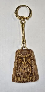 Vintage Hilinaehu Hawaiian Zodiac Hapa-Wood Keychain Coco Joe's - Imagen 1 de 4