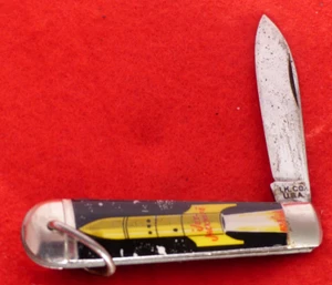 Vintage Imperial Knife Co USA Made 3-1/8" Jet Jack Knife - Foto 1 di 5