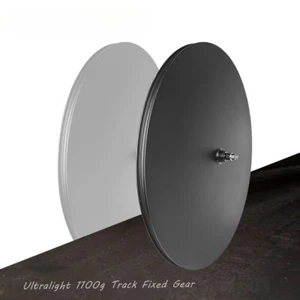 Ultralight Track Fixed Gear Full Carbon Disc Wheel Clincher Tubeless 25mm Width - Picture 1 of 5