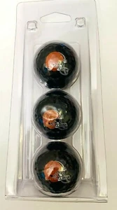 Golf Balls 3 Pack - Cleveland Browns NFL - Black - Foto 1 di 2